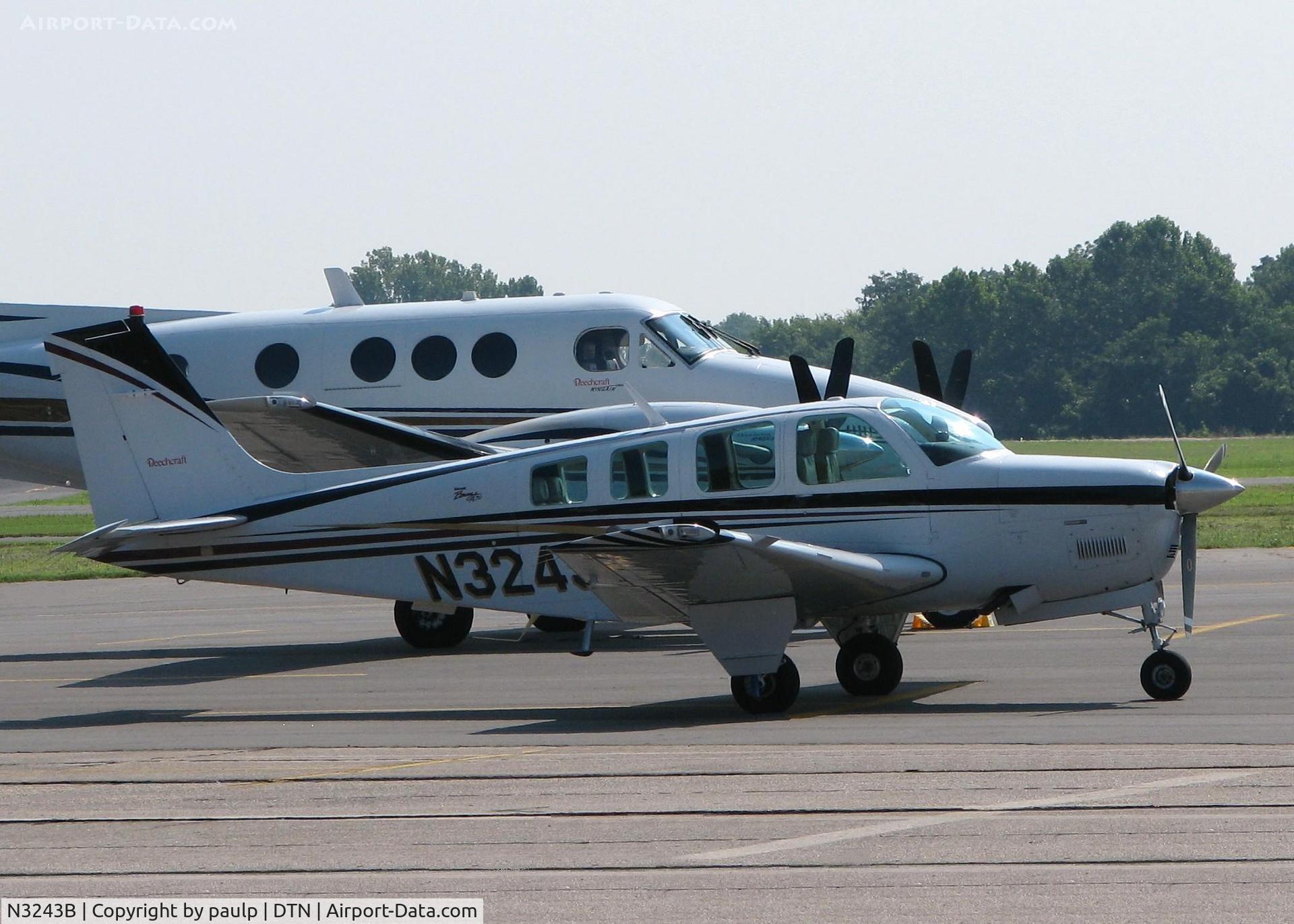 N3243B, 1999 Raytheon Aircraft Company A36 Bonanza C/N E-3243, At Downtown Shreveport.