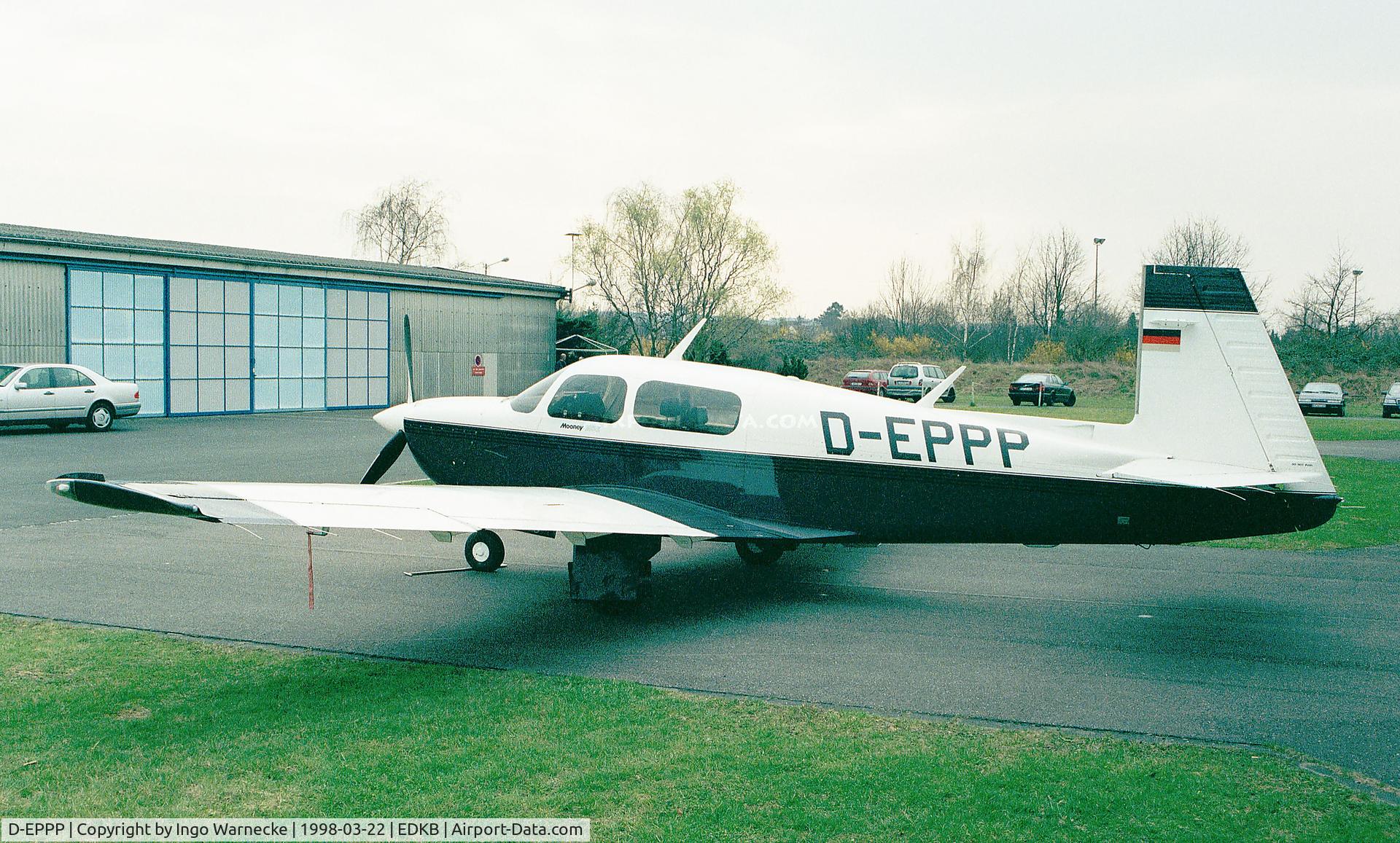 D-EPPP, 1993 Mooney M20J MSE 201 C/N 24-3292, Mooney M20J 205 MSE at Bonn-Hangelar airfield
