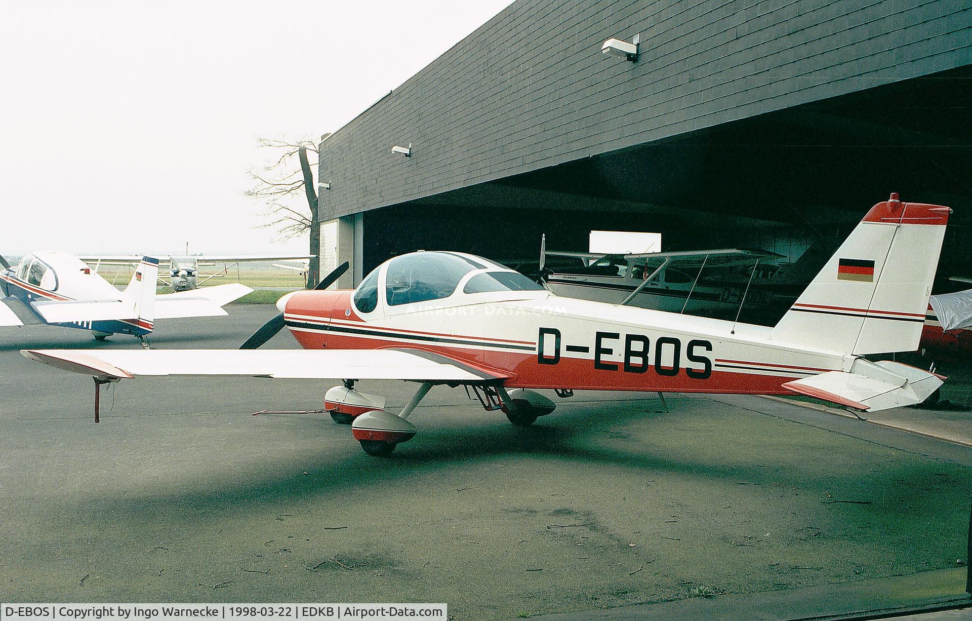 D-EBOS, 1970 Bolkow Bo-209 Monsun C/N 110, Bölkow Bo 209 Monsun 150FV at Bonn-Hangelar airfield