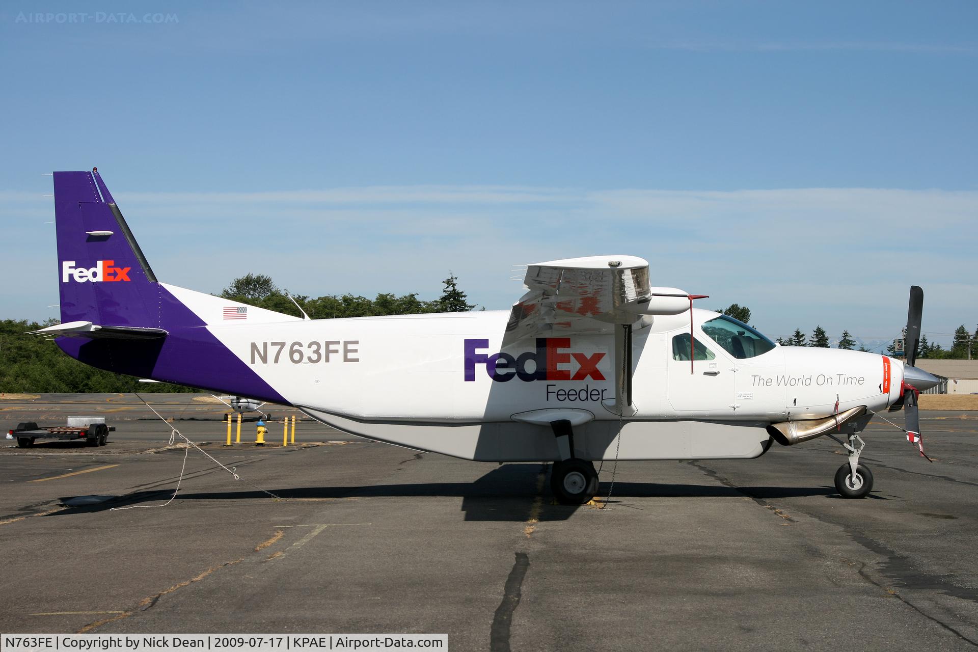 N763FE, 1991 Cessna 208B Grand Caravan C/N 208B0256, KPAE