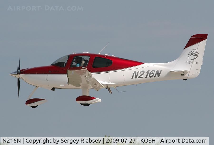N216N, 2008 Cirrus SR22 G3 GTS Turbo C/N 3117, EAA AirVenture 2009