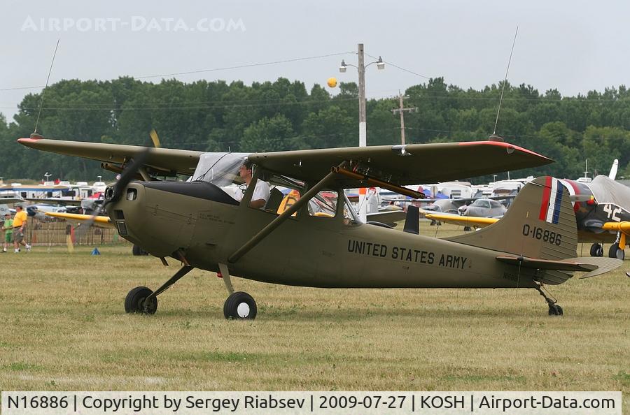 N16886, 1951 Cessna O-1G Bird Dog C/N 22706, EAA AirVenture 2009