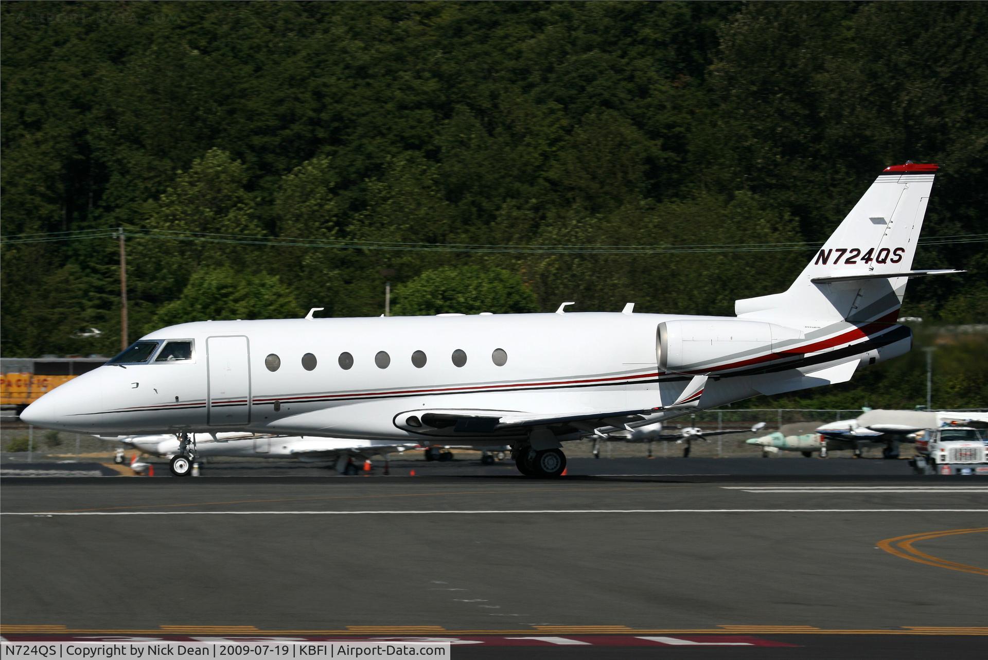 N724QS, 2004 Israel Aircraft Industries Gulfstream 200 C/N 100, KBFI