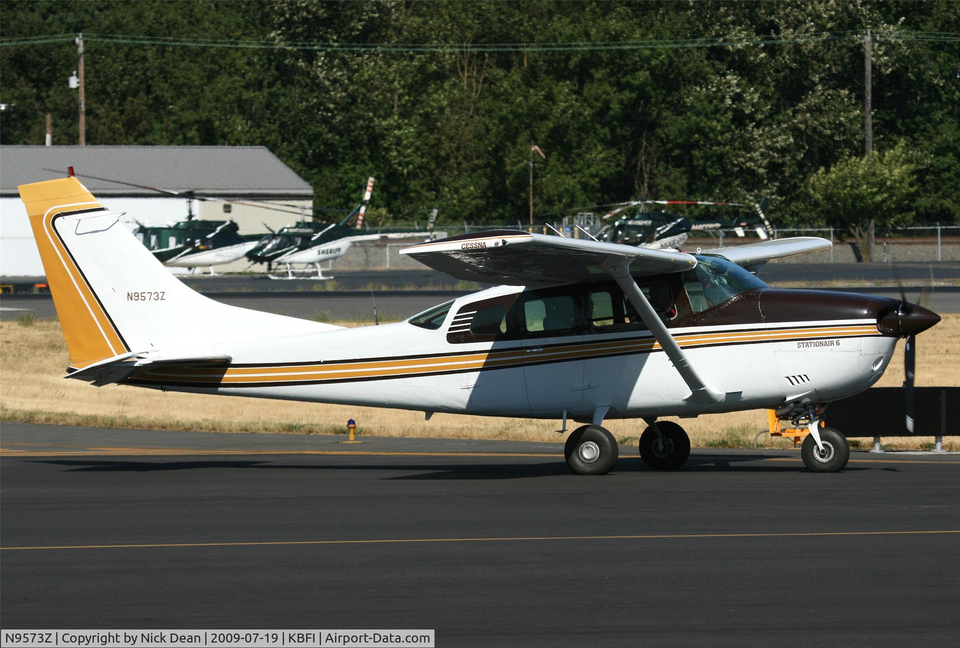 N9573Z, 1981 Cessna U206G Stationair C/N U20606549, KBFI