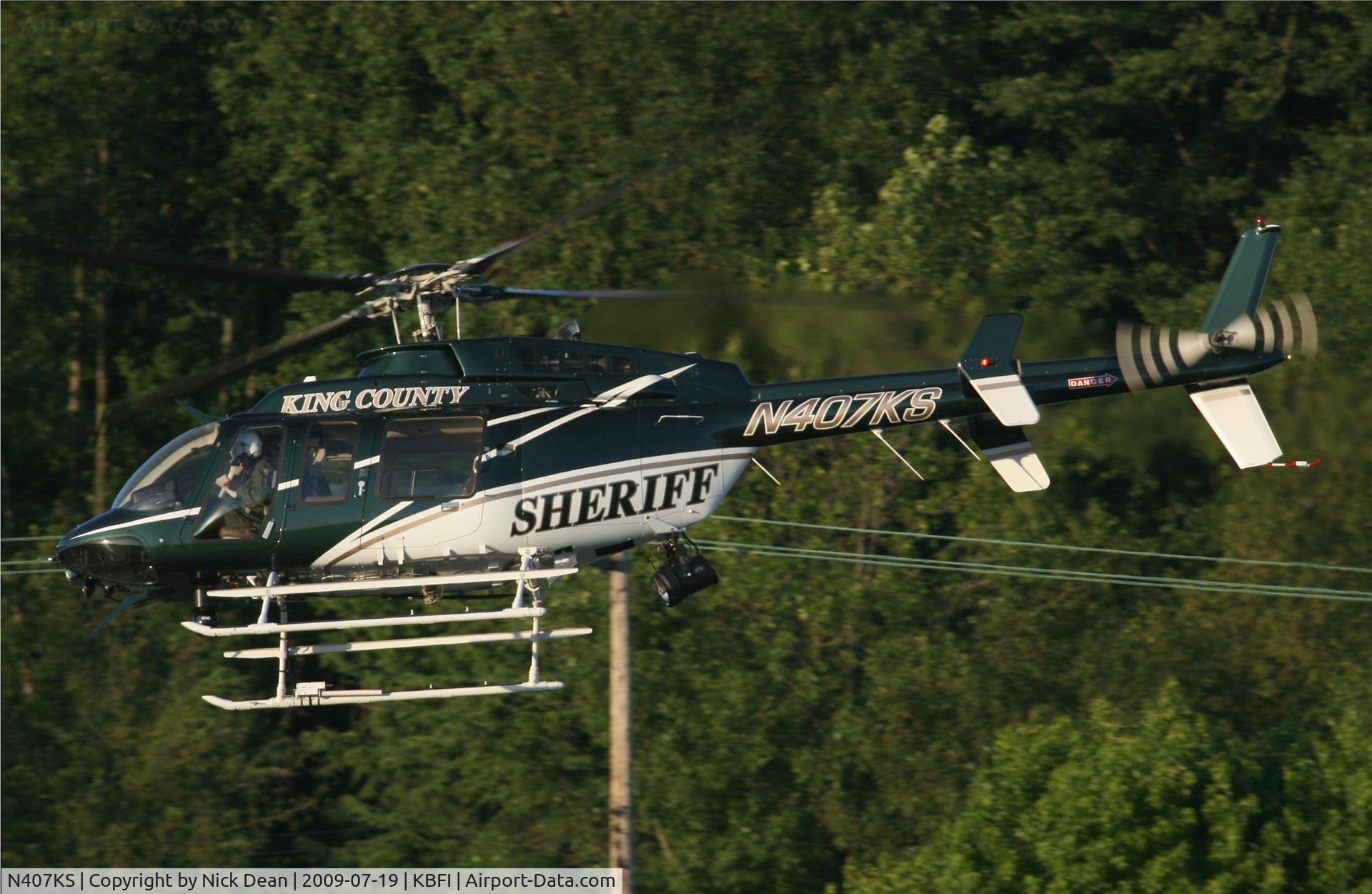 N407KS, Bell 407 C/N 53812, KBFI