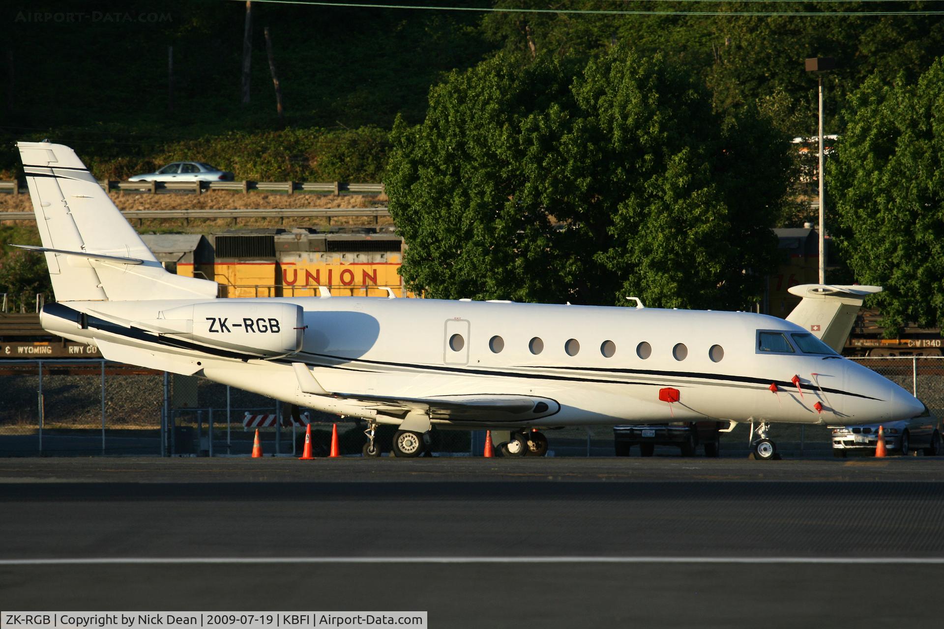 ZK-RGB, 2007 Gulfstream Aerospace G200 C/N 158, KBFI