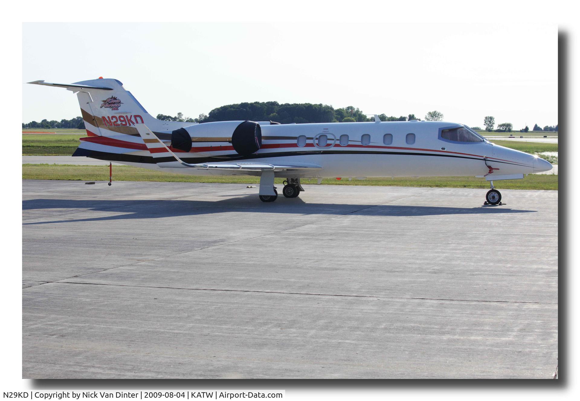 N29KD, 1997 Learjet Inc 31A C/N 139, Kevin Harvick Learjet