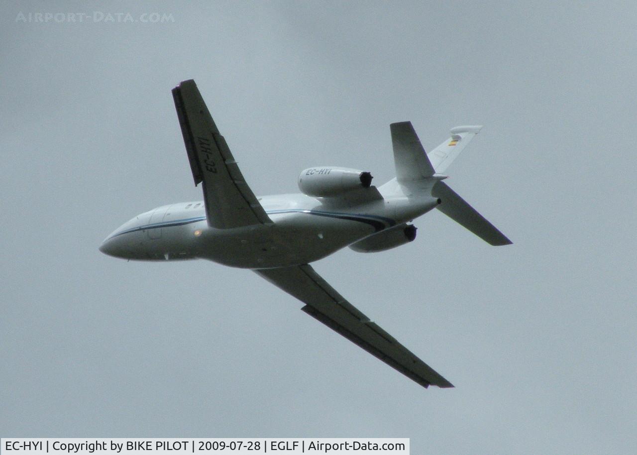 EC-HYI, Dassault Falcon 2000 C/N 150, CLIMBOUT FROM RWY 24