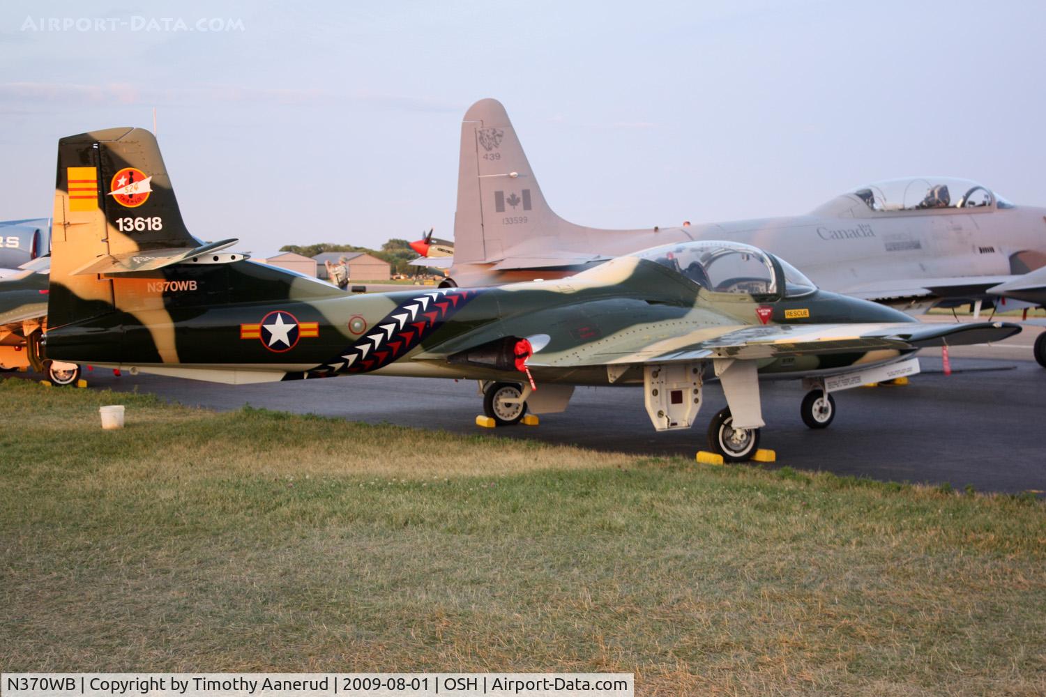 N370WB, 1966 Cessna T-37C Tweety Bird C/N 40974, 1966 Cessna T-37C, c/n: 66-13618