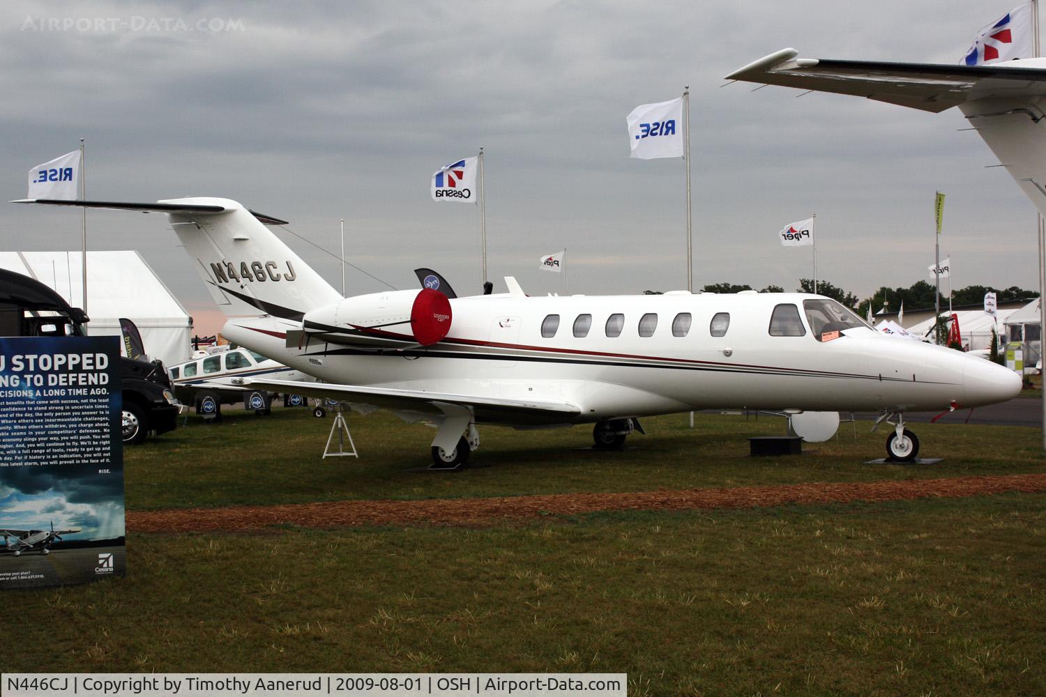 N446CJ, 2009 Cessna 525A CitationJet CJ2+ C/N 525A-0446, Cessna 525A, c/n: 525A0446