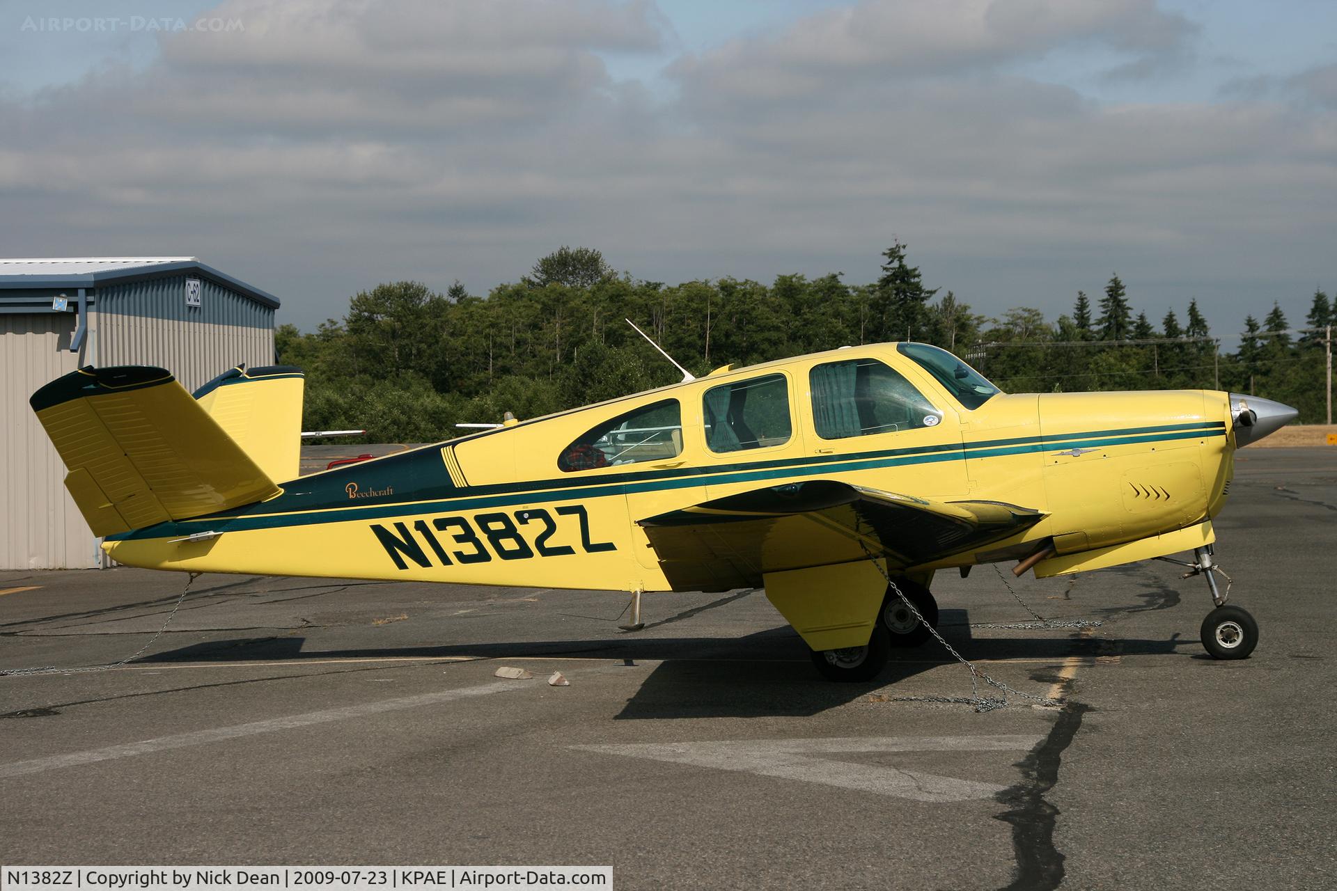 N1382Z, 1961 Beech N35 Bonanza C/N D-6804, KPAE