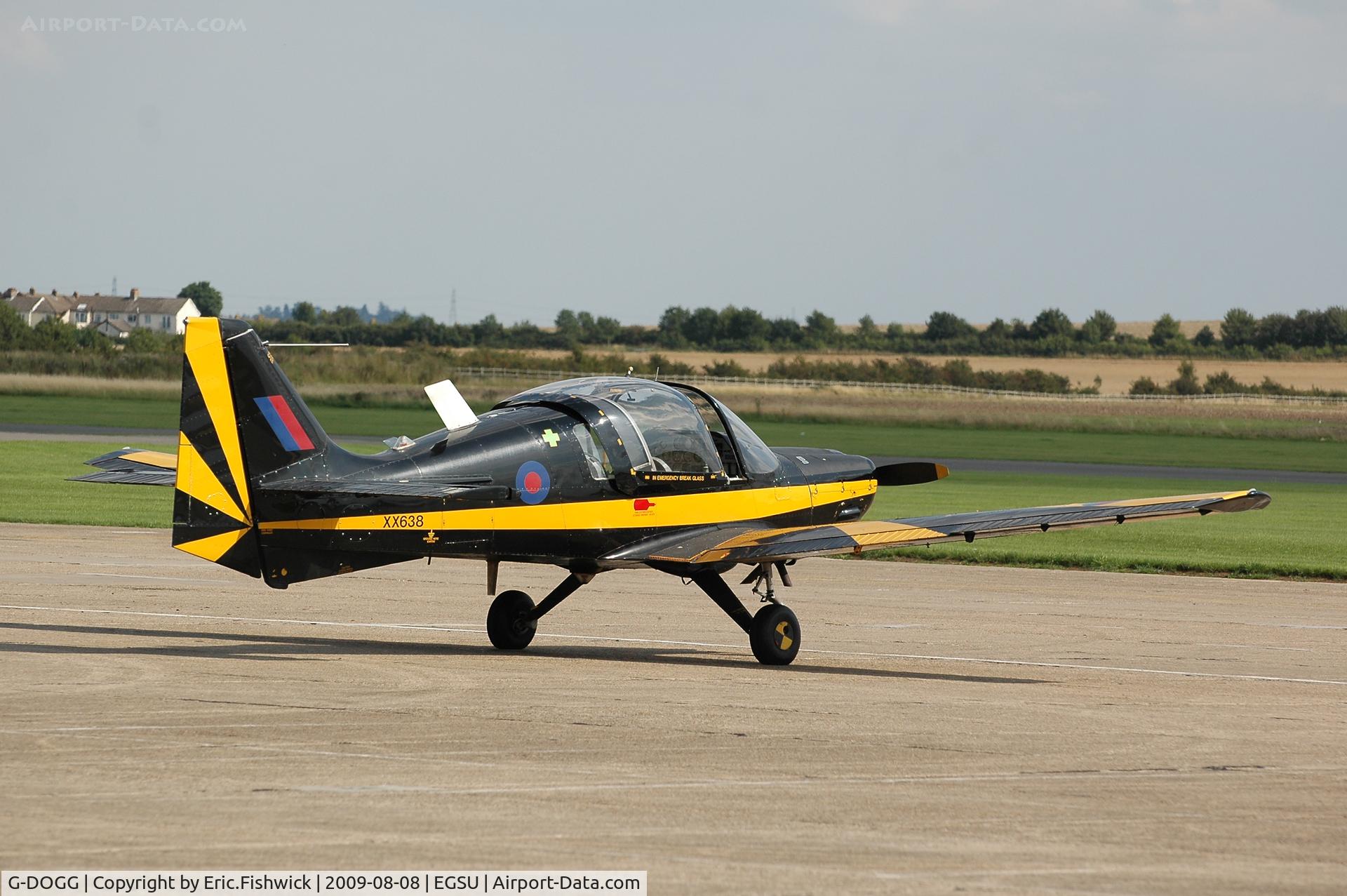 G-DOGG, 1974 Scottish Aviation Bulldog T.1 C/N BH120/308, XX638 Bulldog at Duxford
