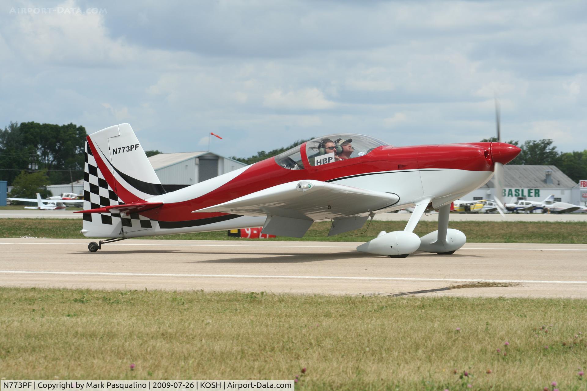 N773PF, 2008 Vans RV-7 C/N 71785, RV-7