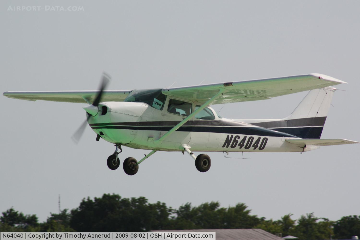 N64040, 1981 Cessna 172P C/N 17275509, 1981 Cessna 172P, c/n: 17275509
