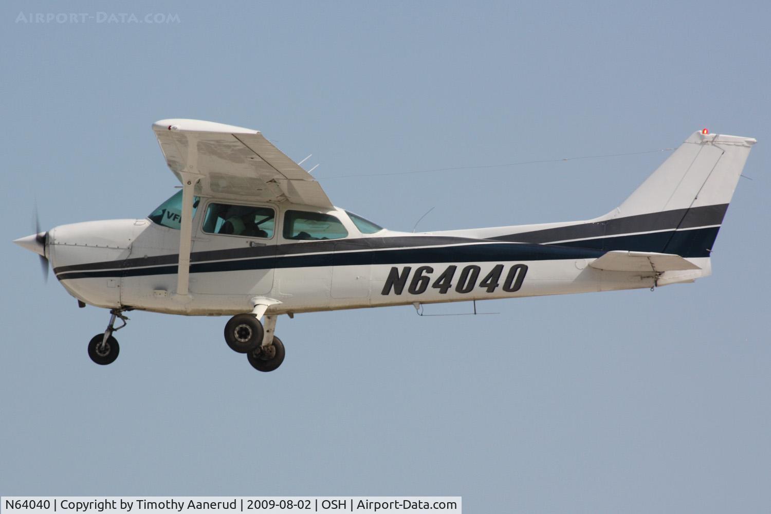 N64040, 1981 Cessna 172P C/N 17275509, 1981 Cessna 172P, c/n: 17275509