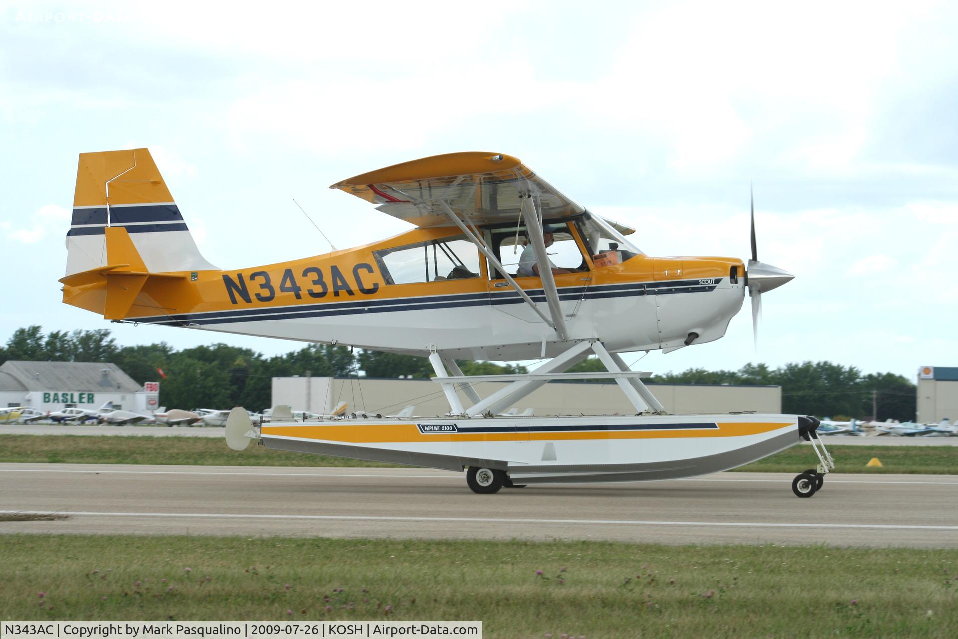 N343AC, 1999 American Champion 8GCBC Scout C/N 404-99, American Champion 8GCBC