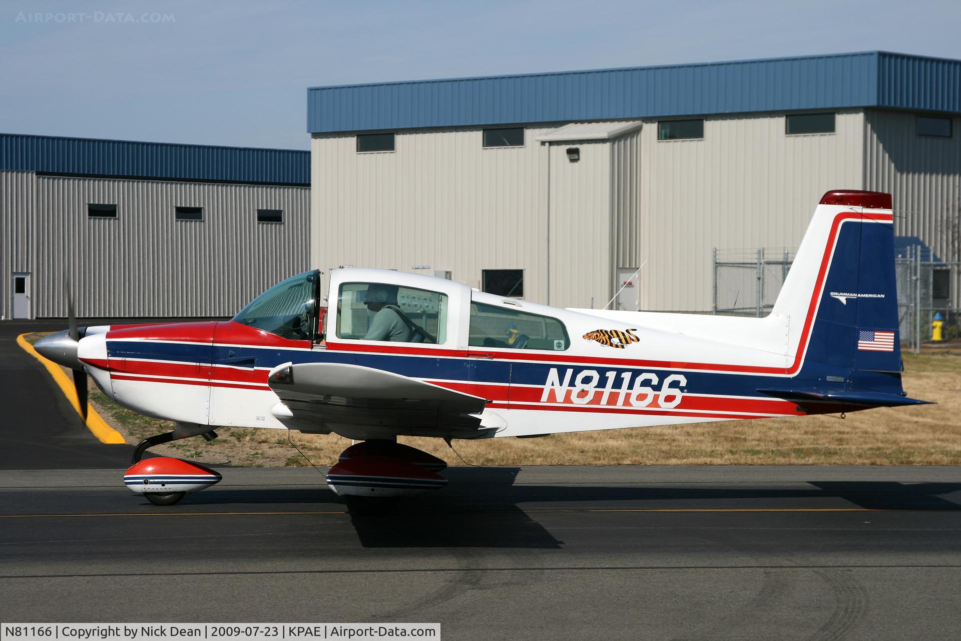 N81166, 1977 Grumman American AA-5B Tiger C/N AA5B0445, KPAE