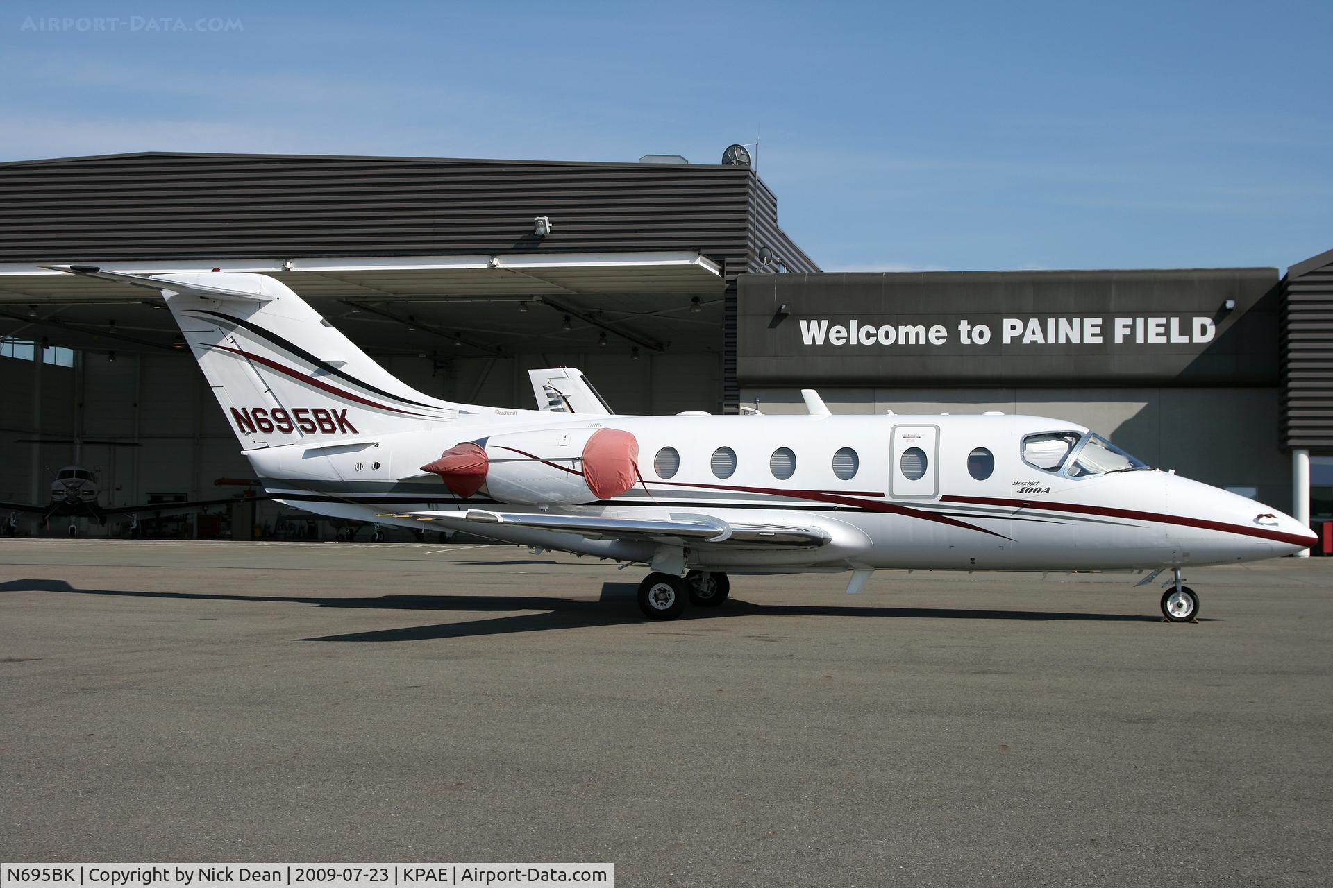 N695BK, 1999 Raytheon Beechjet 400A C/N RK-235, KPAE