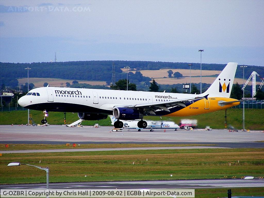 G-OZBR, 2002 Airbus A321-231 C/N 1794, Monarch