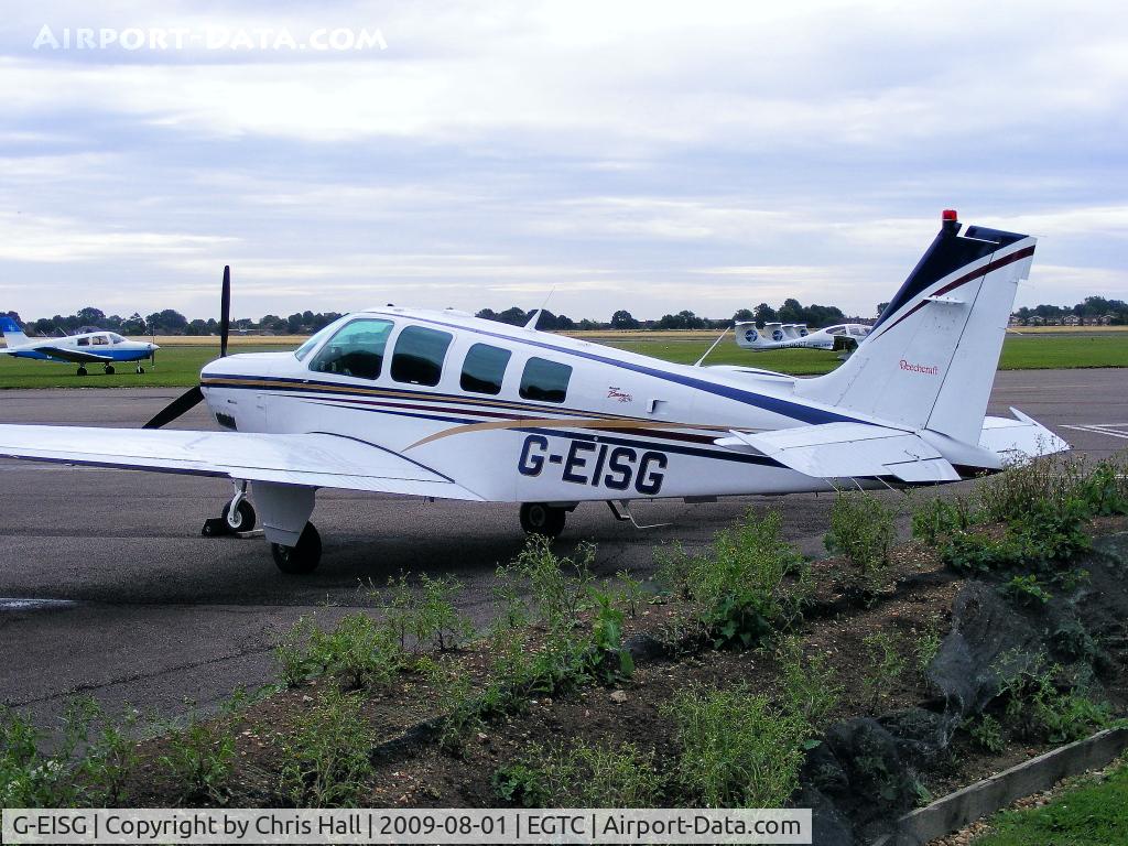 G-EISG, 1998 Beech A36 Bonanza 36 C/N E-3212, privately owned. Previous ID: N2533J