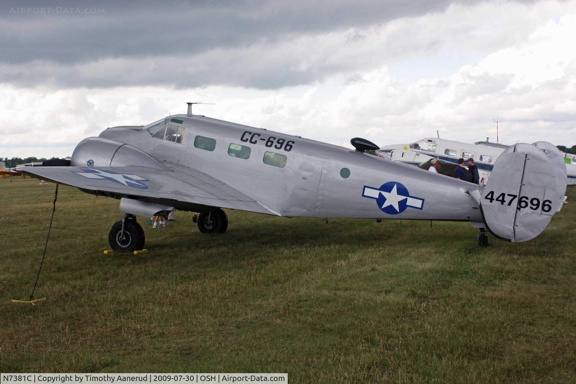 N7381C, 1944 Beech C18S C/N 8104, 1944 Beech C18S, c/n: 8104
