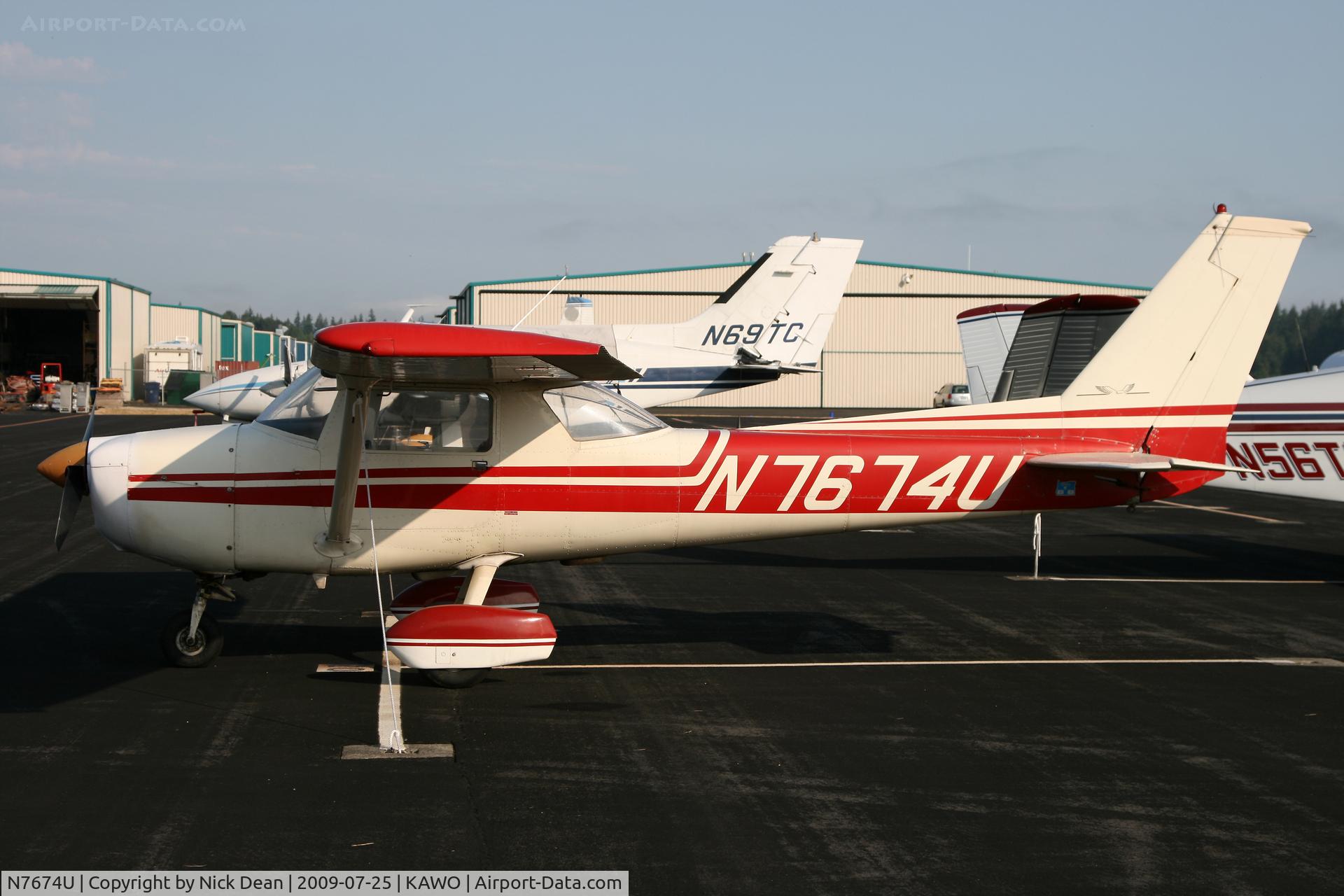 N7674U, 1976 Cessna 150M C/N 15077800, KAWO