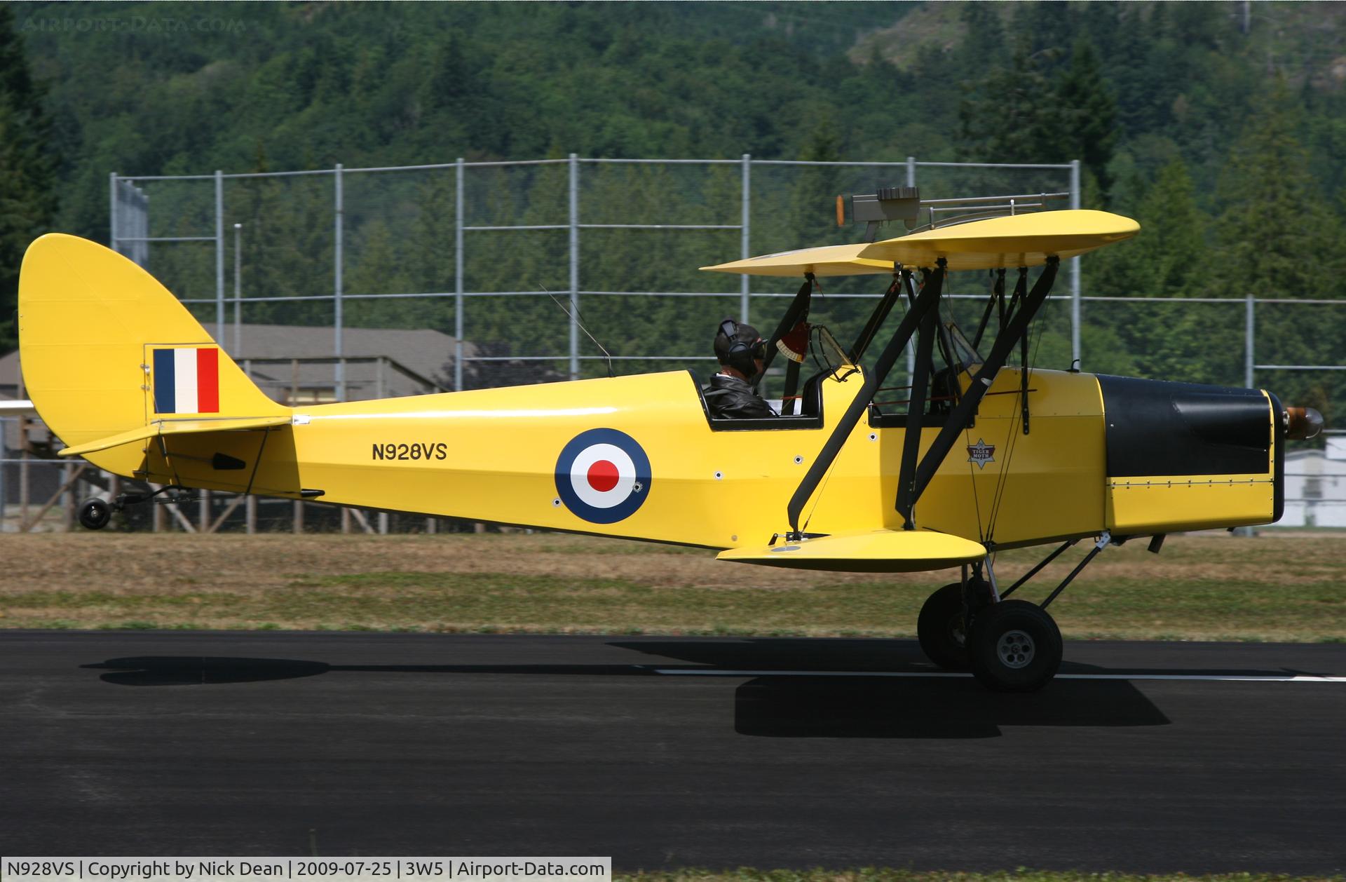 N928VS, 2007 Fisher R-80 Tiger Moth C/N TM44, 3W5