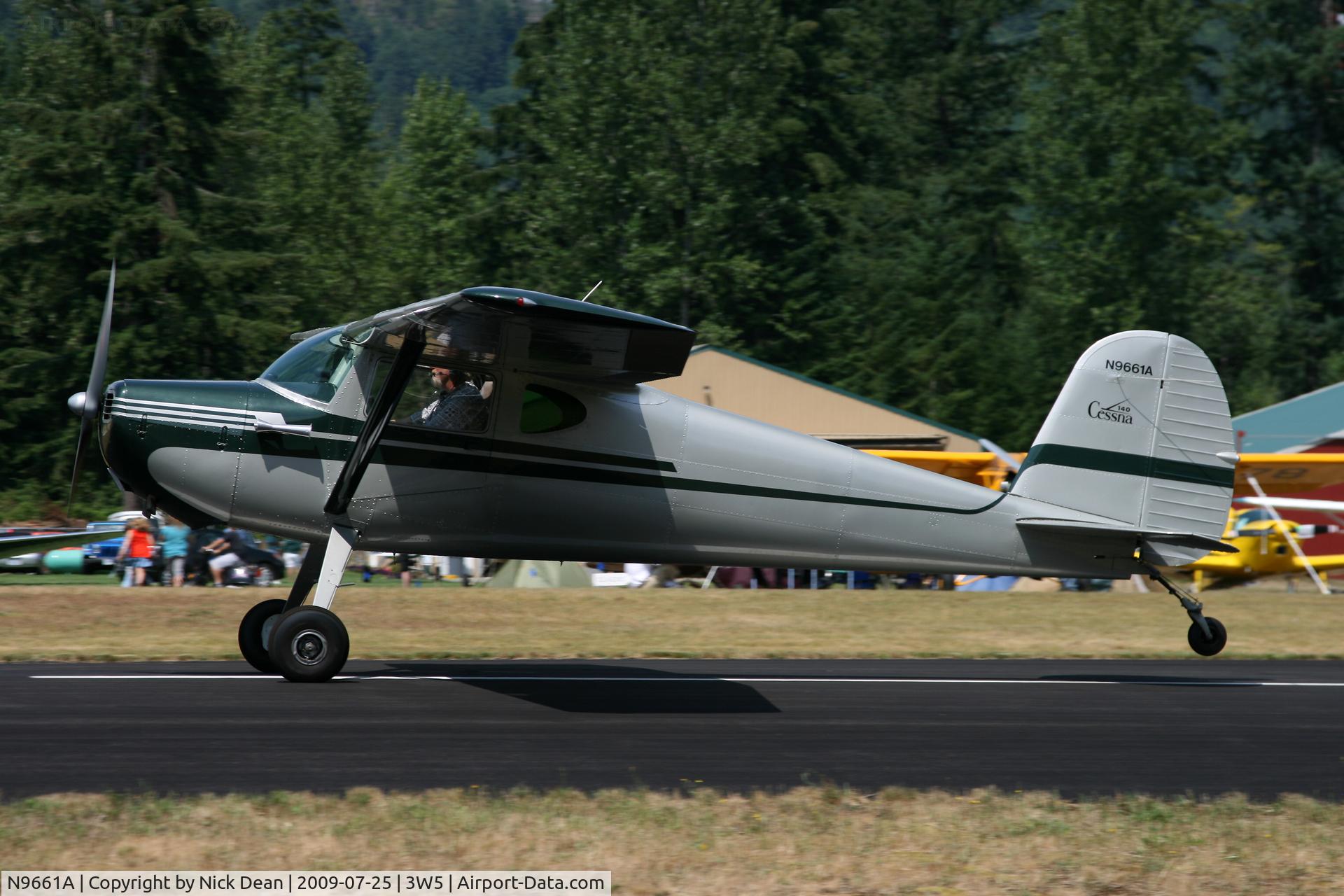 N9661A, 1950 Cessna 140A C/N 15561, 3W5