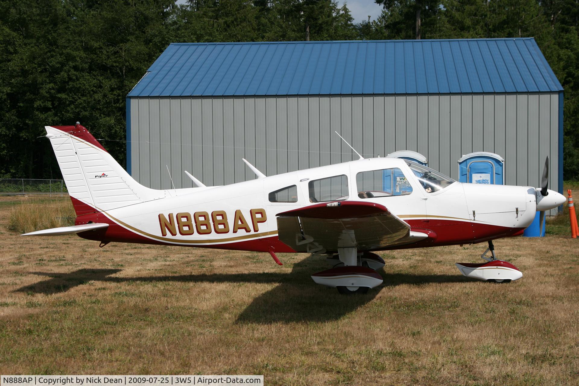 N888AP, 1976 Piper PA-28-151 C/N 28-7715105, 3W5