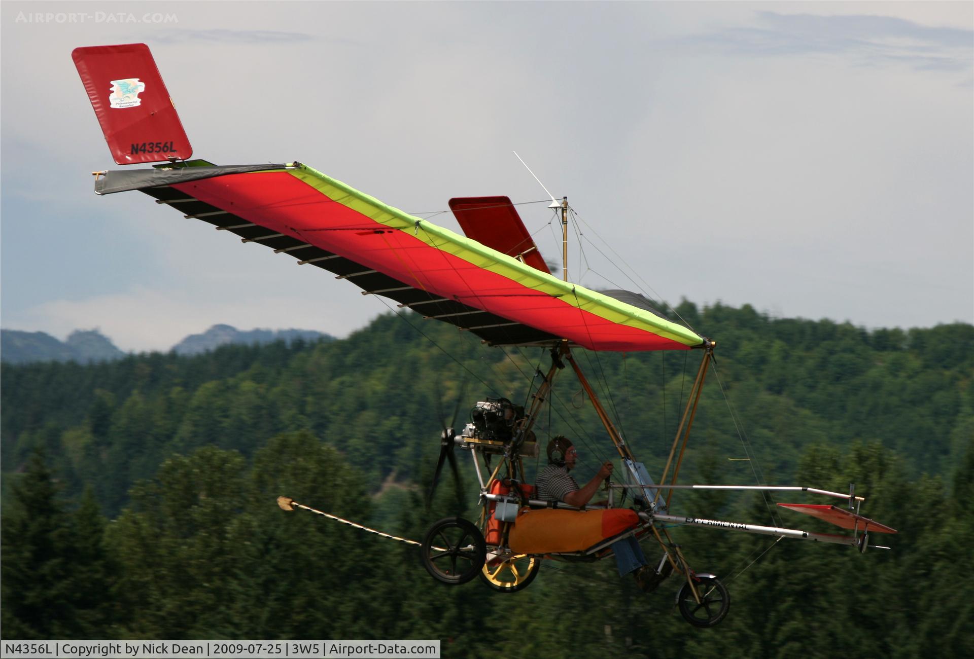 N4356L, 1980 Pterodactyl Ascender II C/N 7/80, 3W5 (Flying lawn furniture)