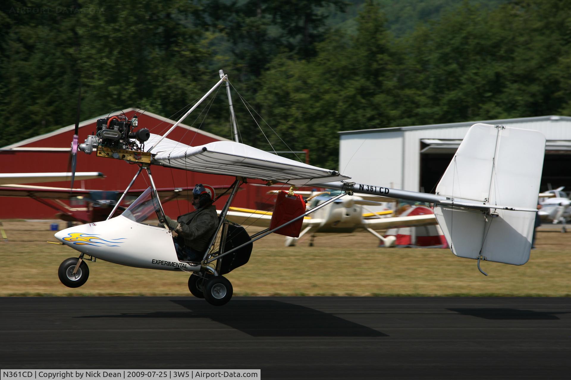 N361CD, Hy-Tek Hurricane II C/N H100876, 3W5