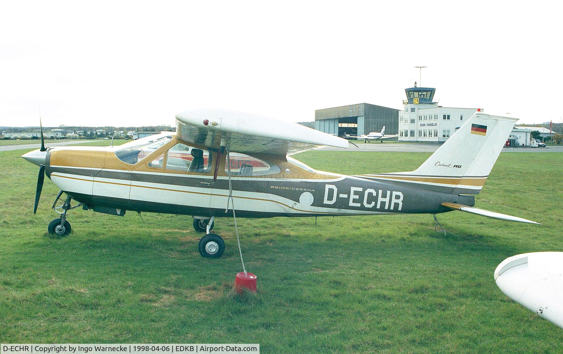 D-ECHR, Reims FR177RG Cardinal RG C/N F17700008/00106, Cessna (Reims) FR177RG Cardinal RG at Bonn-Hangelar airfield
