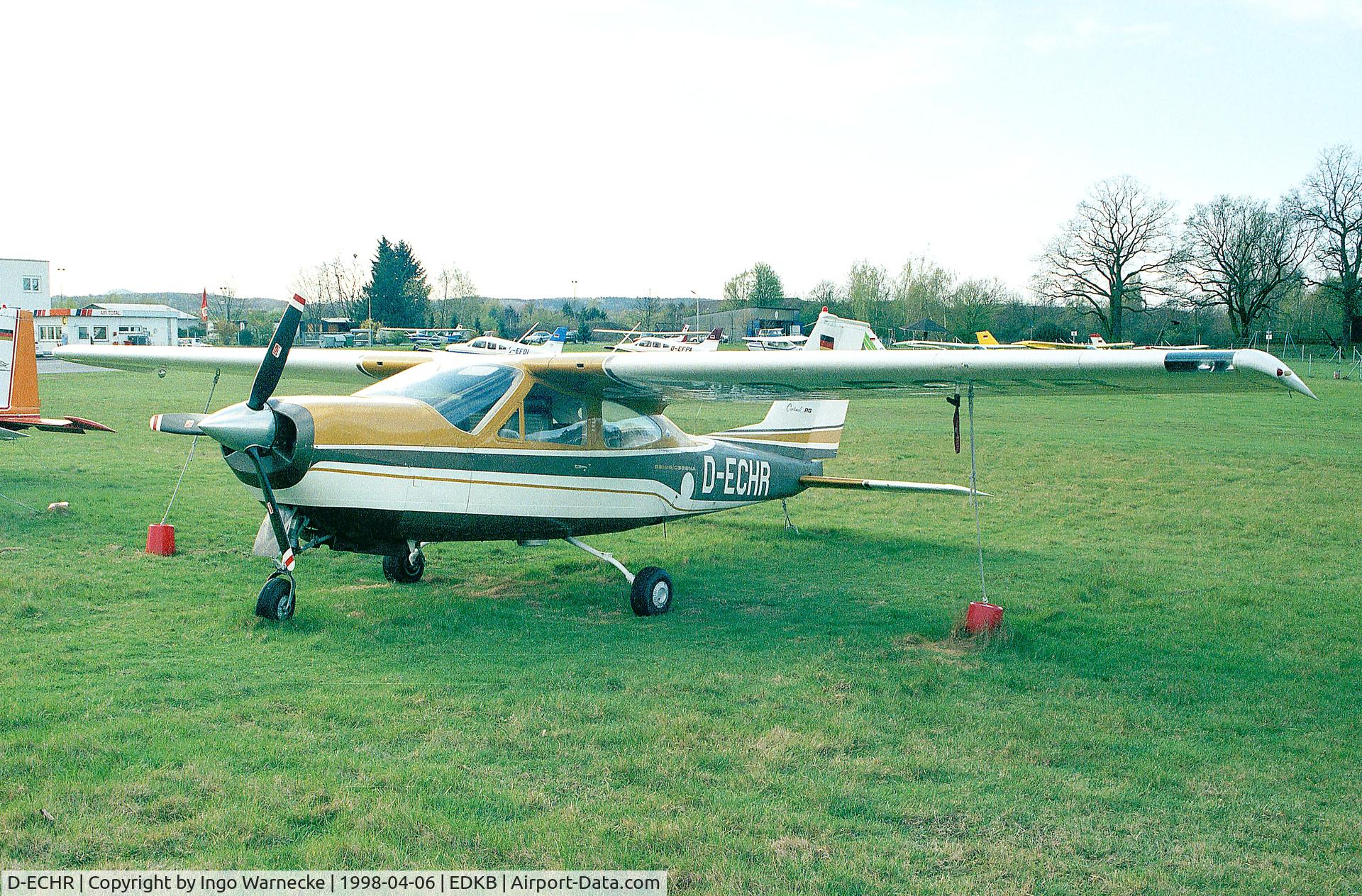 D-ECHR, Reims FR177RG Cardinal RG C/N F17700008/00106, Cessna (Reims) FR177RG Cardinal RG at Bonn-Hangelar airfield