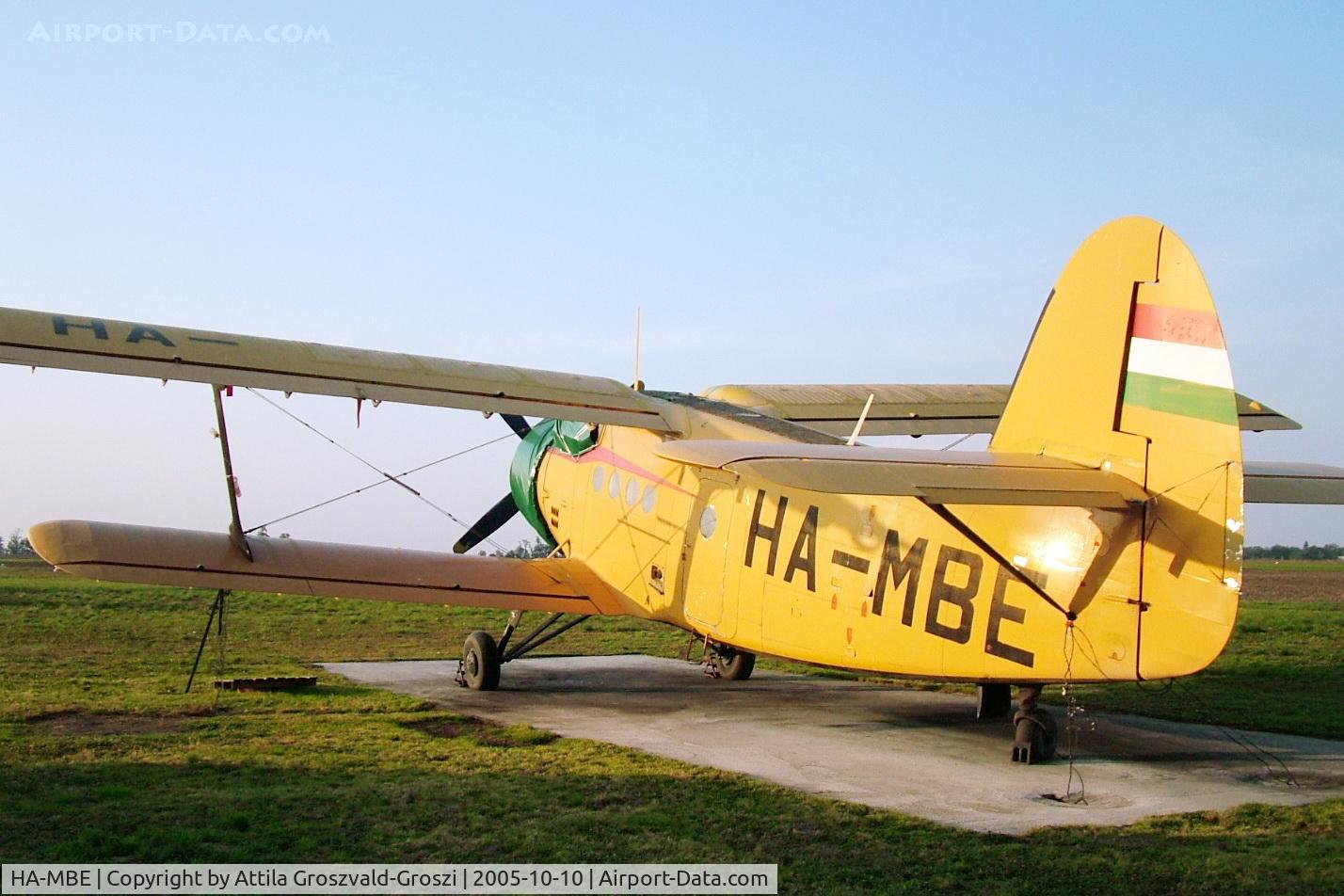 HA-MBE, 1975 PZL-Mielec An-2R C/N 1G161-10, Györszentiván-Böny Airport, Hungary