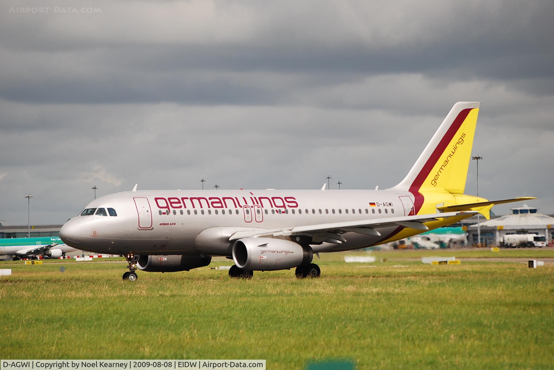 D-AGWI, 2008 Airbus A319-132 C/N 3358, A319-132 c/n 3358 Departing off Rwy 28