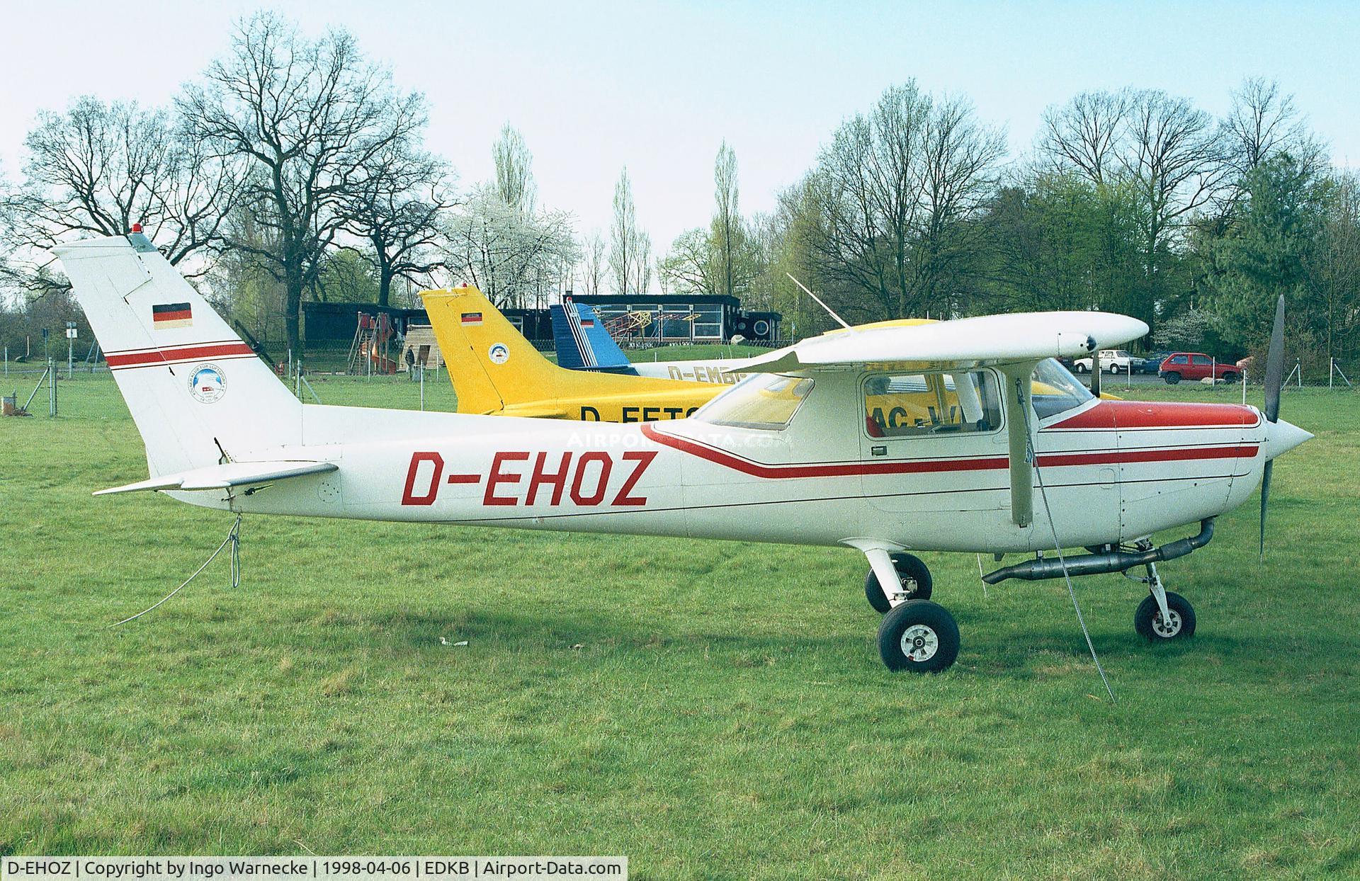 D-EHOZ, Reims F152 C/N 1636, Cessna (Reims) F152 at Bonn-Hangelar airfield
