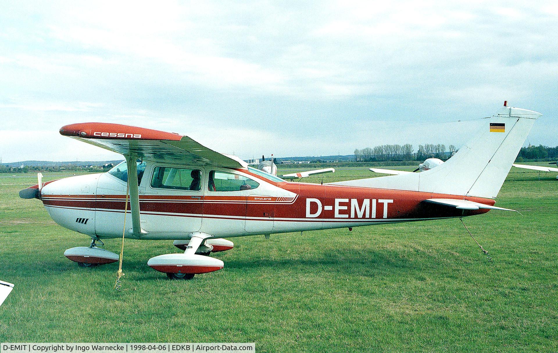 D-EMIT, 1952 Cessna 170B C/N 25509, Cessna 182P Skylane at Bonn-Hangelar airfield