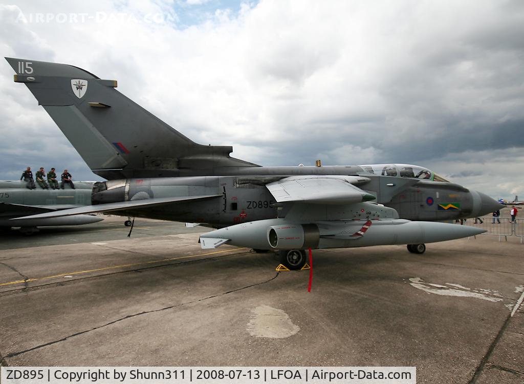 ZD895, 1985 Panavia Tornado GR.4 C/N 477/BS155/3216, Displayed during LFOA Airshow 2008