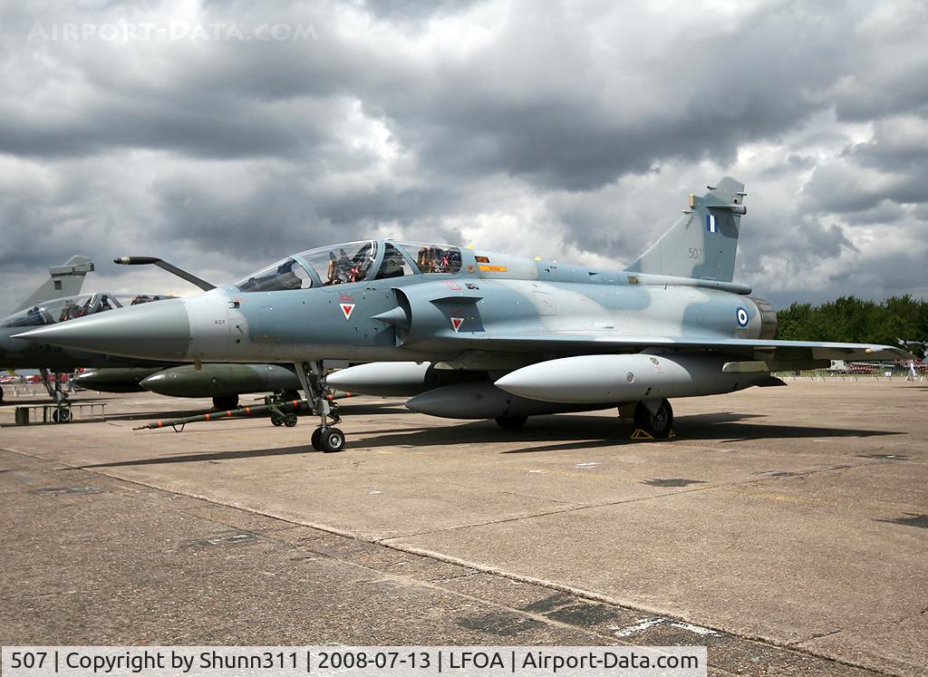 507, Dassault Mirage 2000-5BG C/N Not found 507, Displayed during LFOA Airshow 2008