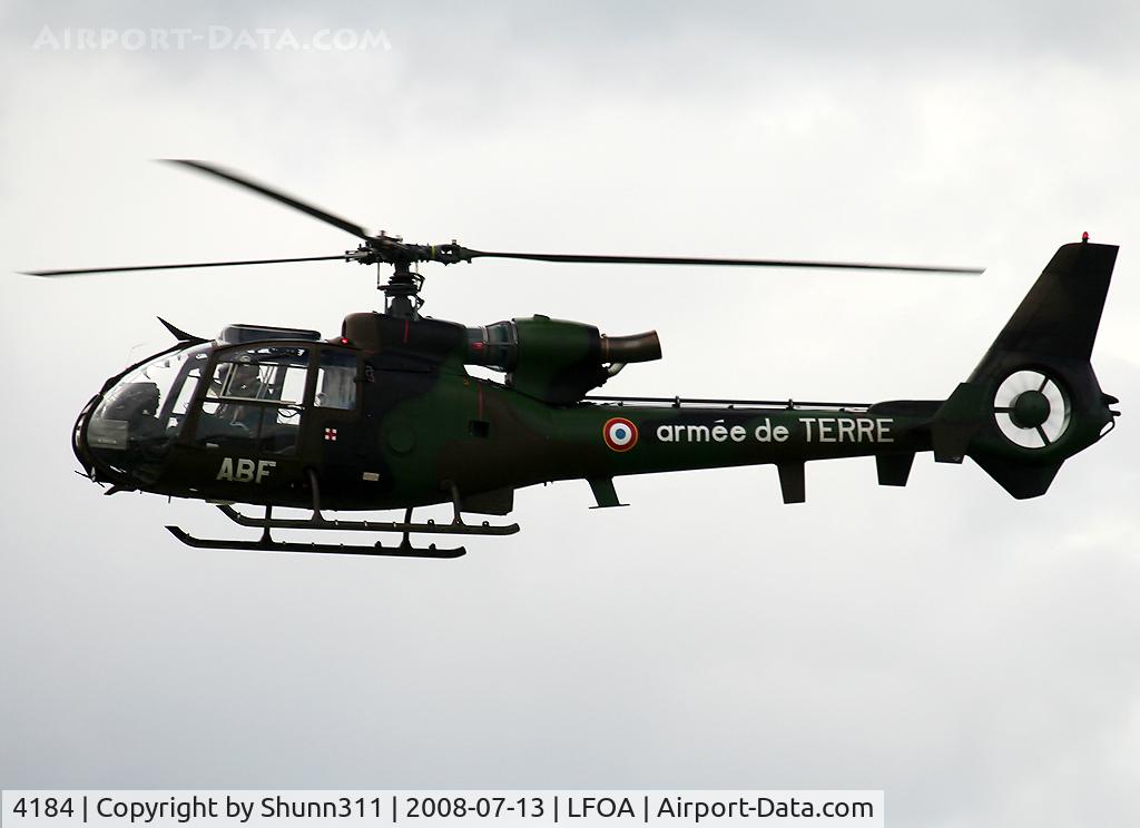 4184, Aerospatiale SA-342M Gazelle C/N 2184, Used as a demo during LFOA Airshow 2008