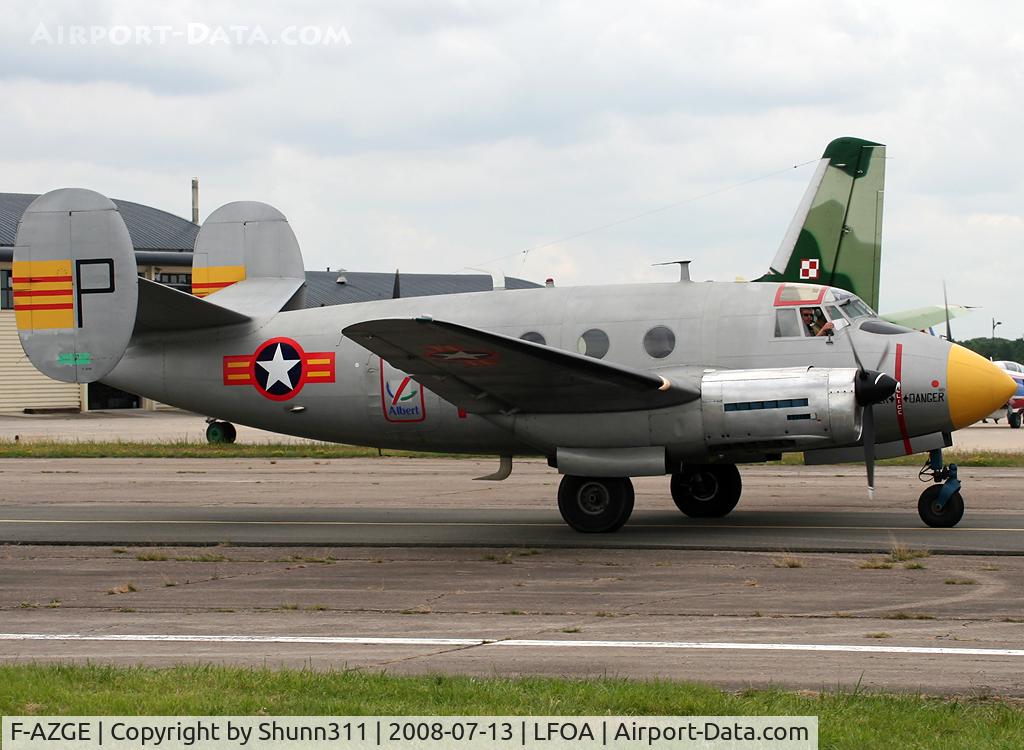 F-AZGE, 1951 Dassault MD-312 Flamant C/N 158, Used as a demo during LFOA Airshow 2008
