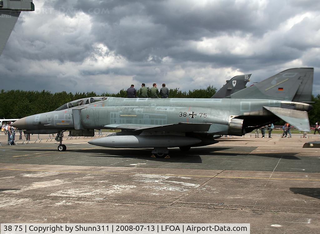 38 75, 1972 McDonnell Douglas F-4F Phantom II C/N 4793, Displayed during LFOA Airshow 2008