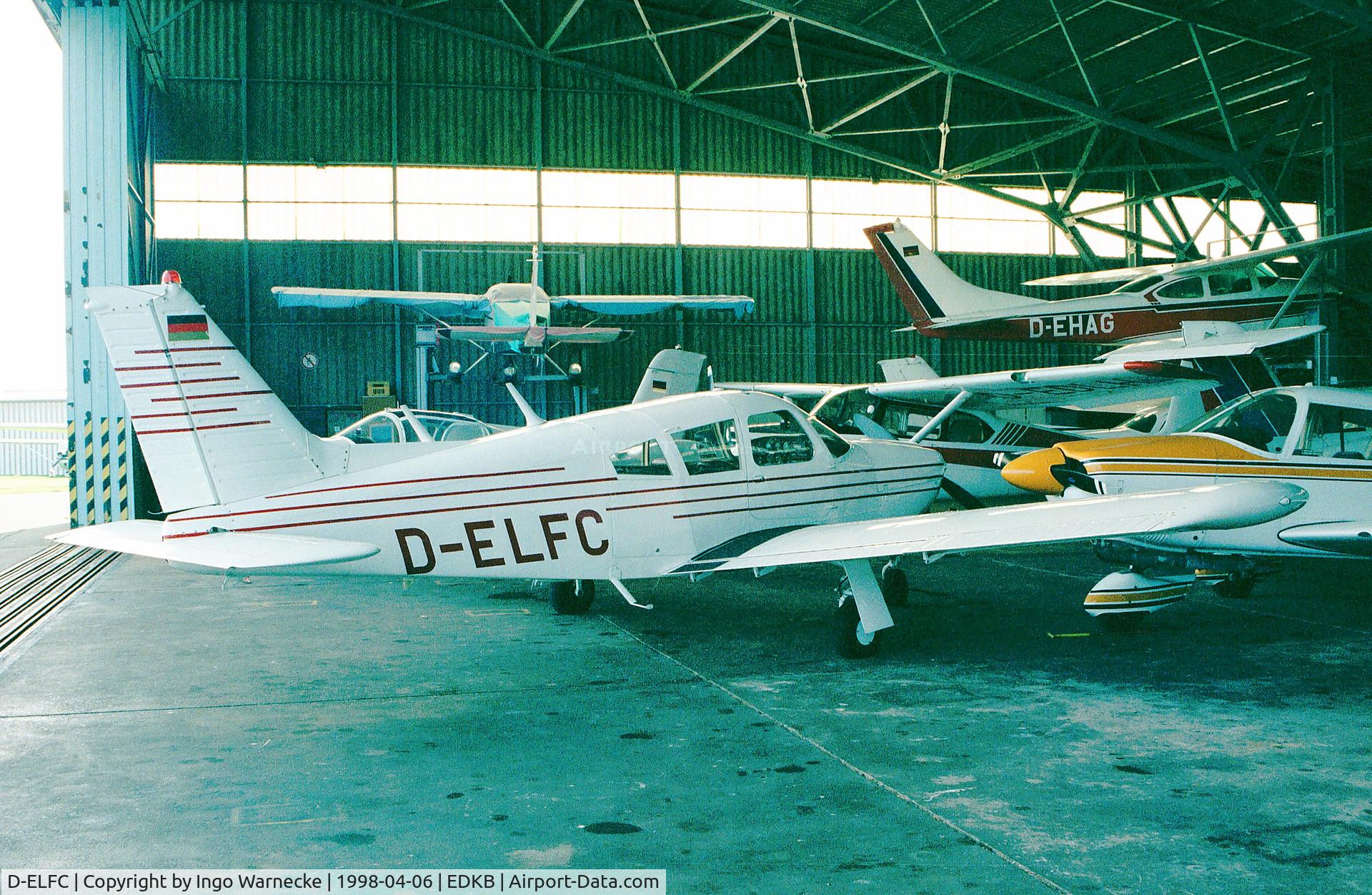 D-ELFC, 1968 Piper PA-28R-180 Cherokee Arrow C/N 28R-30398, Piper PA-28R-180 Arrow at Bonn-Hangelar airfield