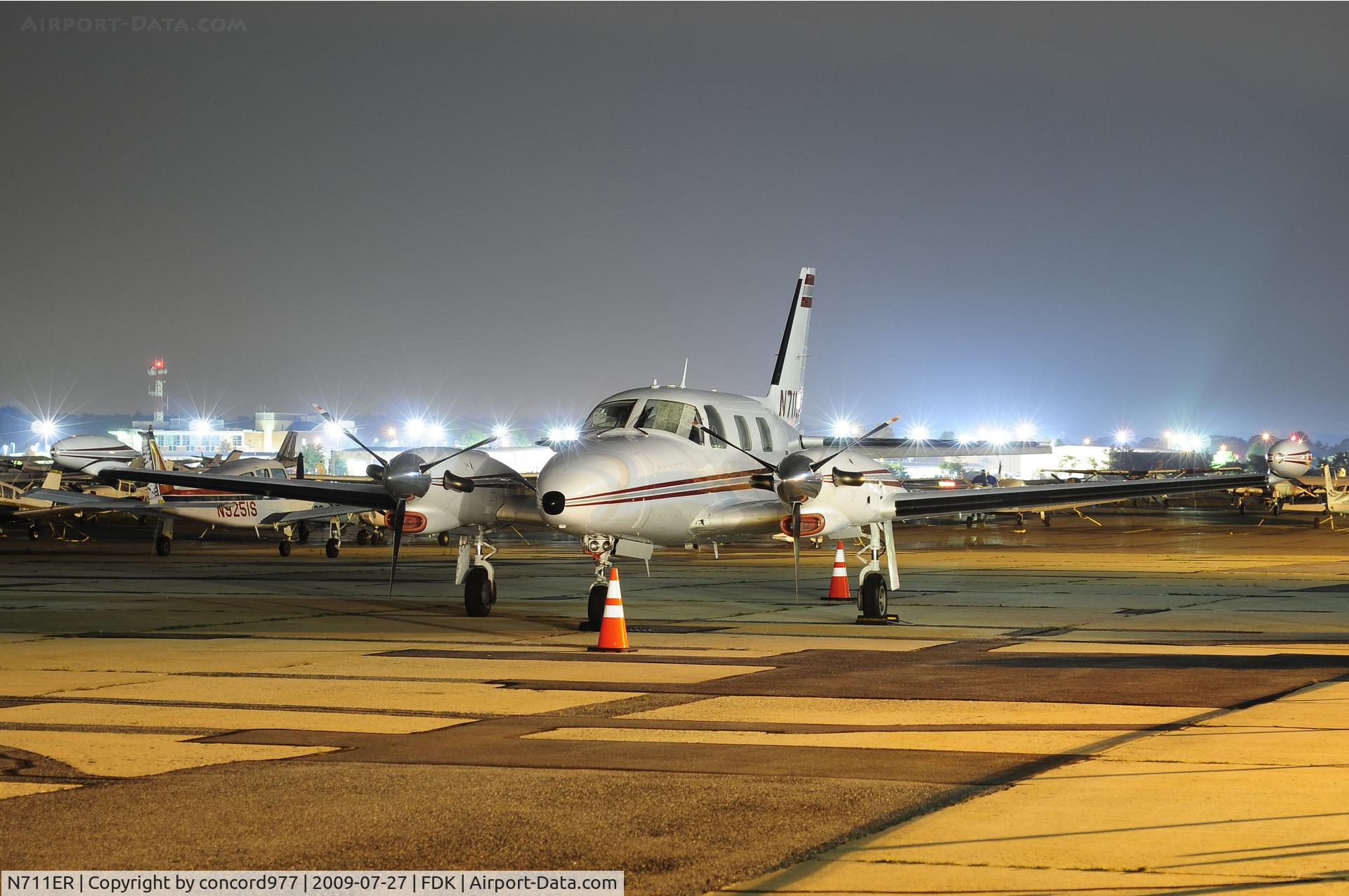 N711ER, 1981 Piper PA-31T1 C/N 31T-8104056, Spending a few weeks parked at KFDK.