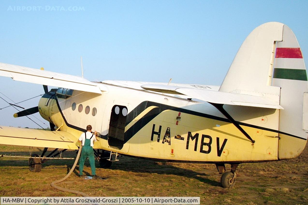 HA-MBV, 1976 PZL-Mielec AN-2R C/N 1G172-54, Györszentiván-Böny Airport, Hungary - Charging with a chemical