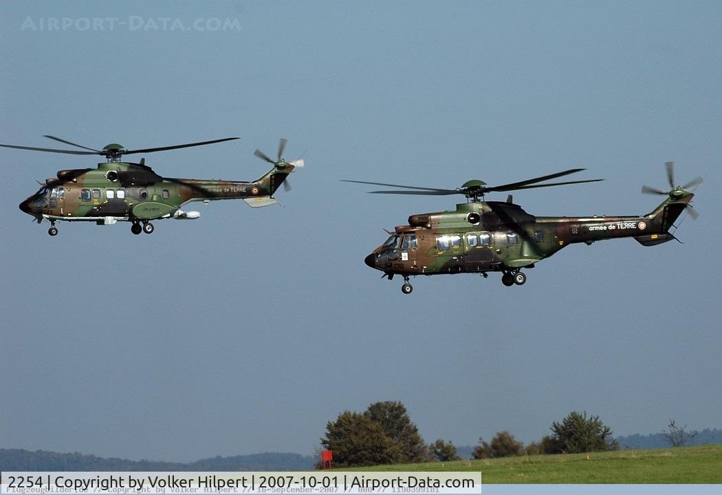 2254, Aérospatiale AS-532UL Cougar C/N 2254, AS532UL. Cougars 2427 coded CZY and 2254 coded CYD.