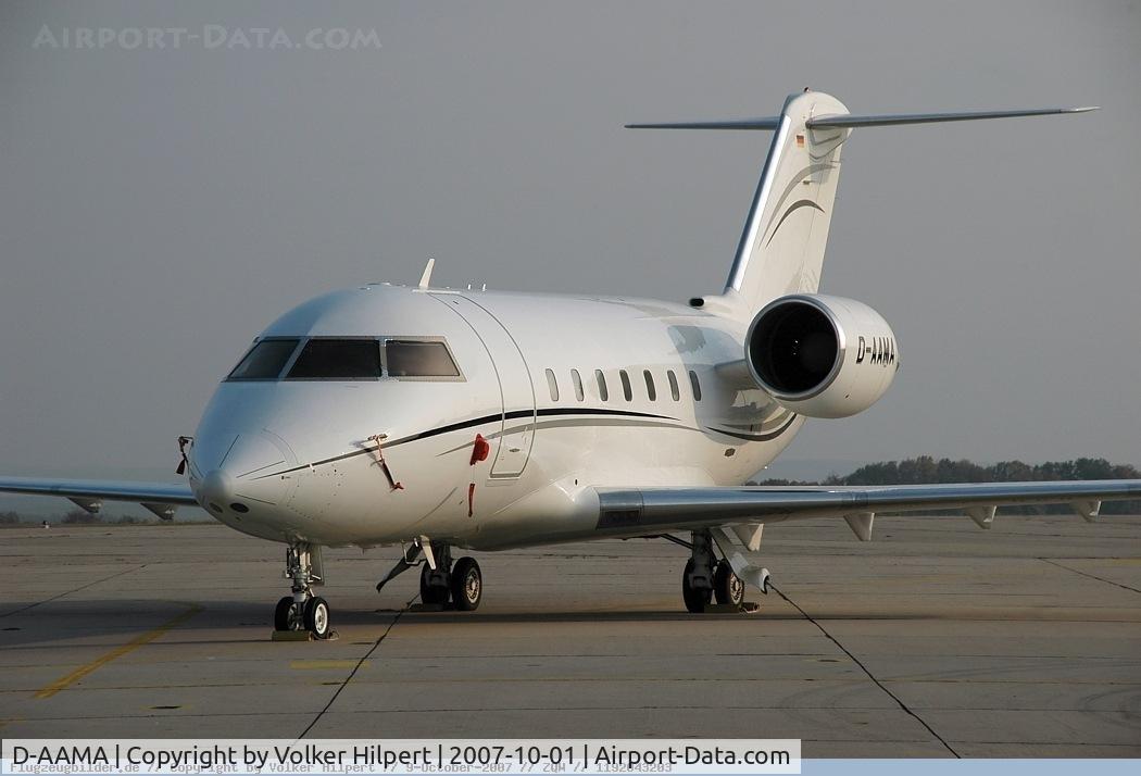 D-AAMA, 1988 Canadair Challenger 601-3A (CL-600-2B16) C/N 5023, at zqw