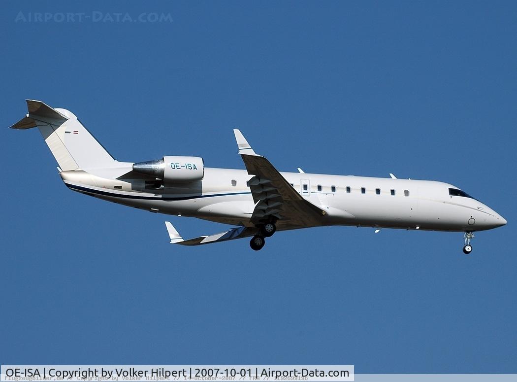 OE-ISA, 2007 Bombardier Challenger 850 (CL-600-2B19) C/N 8043, at FRA