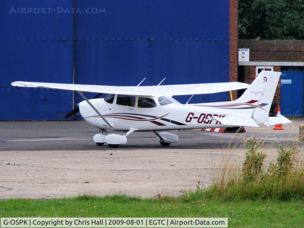 G-OSPK, 2006 Cessna 172S C/N 172S10261, KENWARD ORTHOPAEDIC LTD