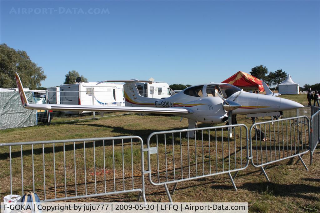 F-GOKA, Diamond DA-42 Twin Star C/N 42.065, on display at Cerny La Ferté-Alais